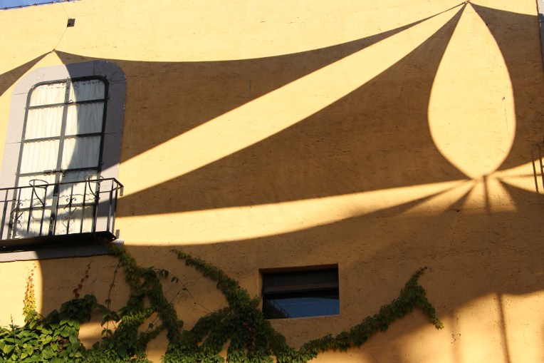 Courtyard Shadows, Mexico